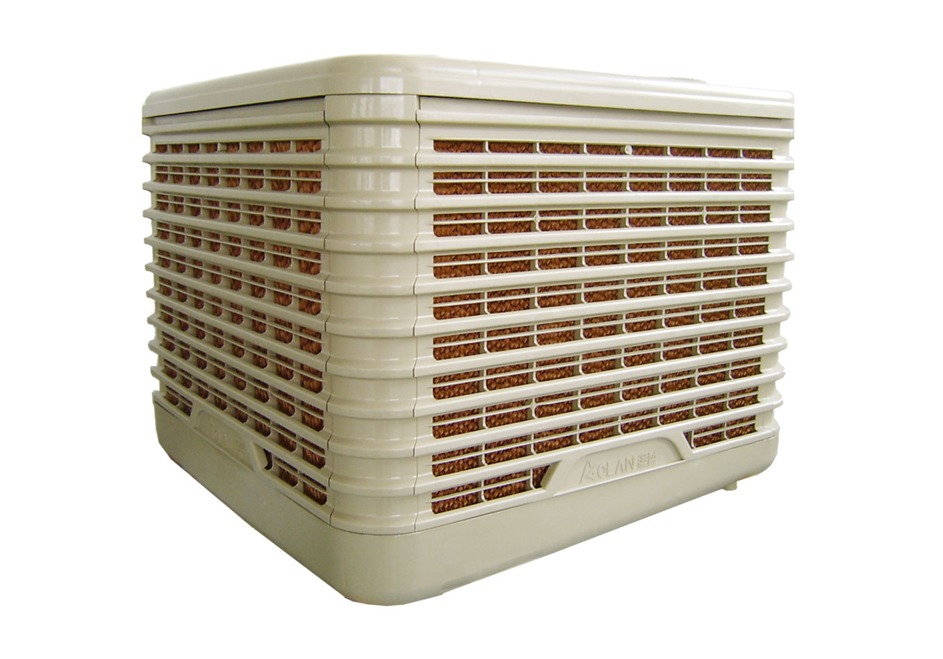 220V 50HZ 1 climatiseur de phase, refroidisseur d'air évaporatif, refroidisseurs d'air environnementaux de l'eau pour le centre commercial